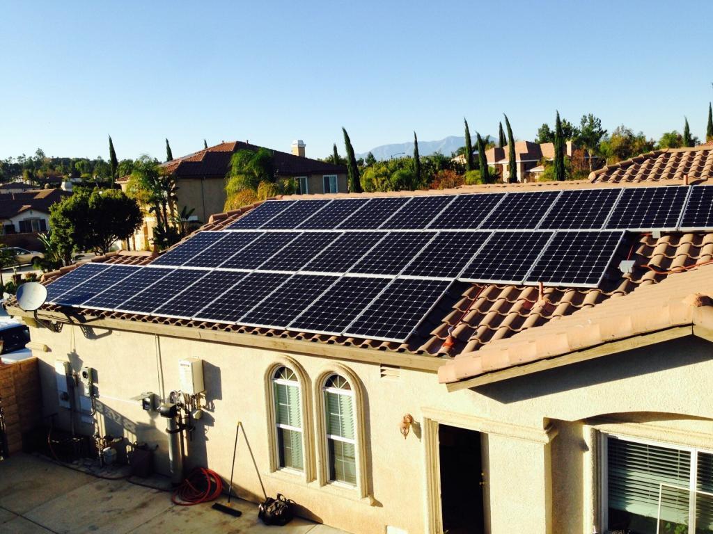 roof top solar panels